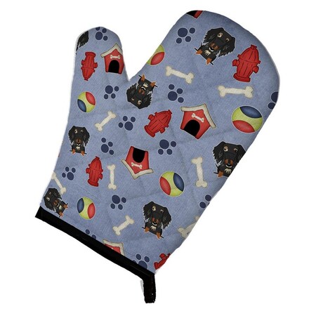 Carolines Treasures Dog House Collection Wire Haired Dachshund Dapple Oven Mitt BB2741OVMT
